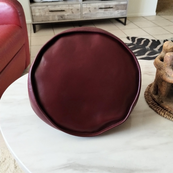 Creatures of Comfort Bucket Bag Tote Burgandy - Picture 5 of 10